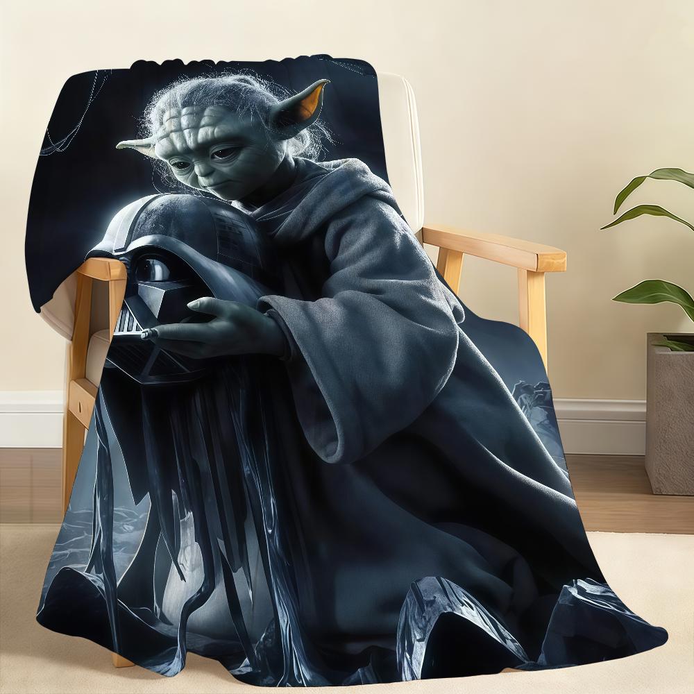 Y-Yoda Classic S-Star W-Wars Blanket Soft Throw Blanket for Home Bedroom Bed Sofa Picnic Travel Office Rest Cover Blanket Gift