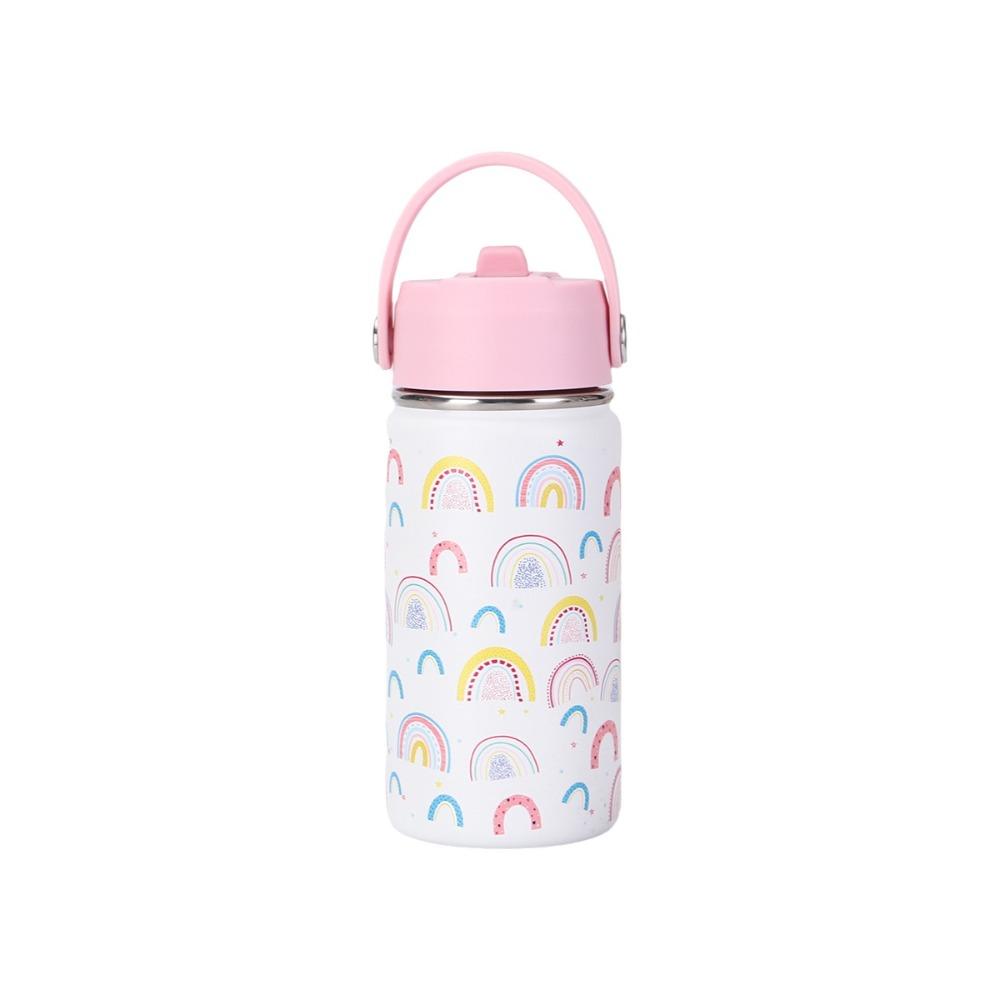Durable Cartoon Handheld Kettle Fashionable Leak-Proof Vacuum Cup Stainless Steel Insulated Water Bottle Kids Daily Use