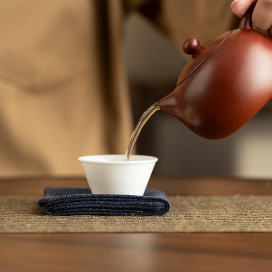 Linen Tea Towel Reusable Kitchen Towel Quick Dry Dish Towel Absorbent Lint-Free Hand Towel for Drying Dishes Glassware