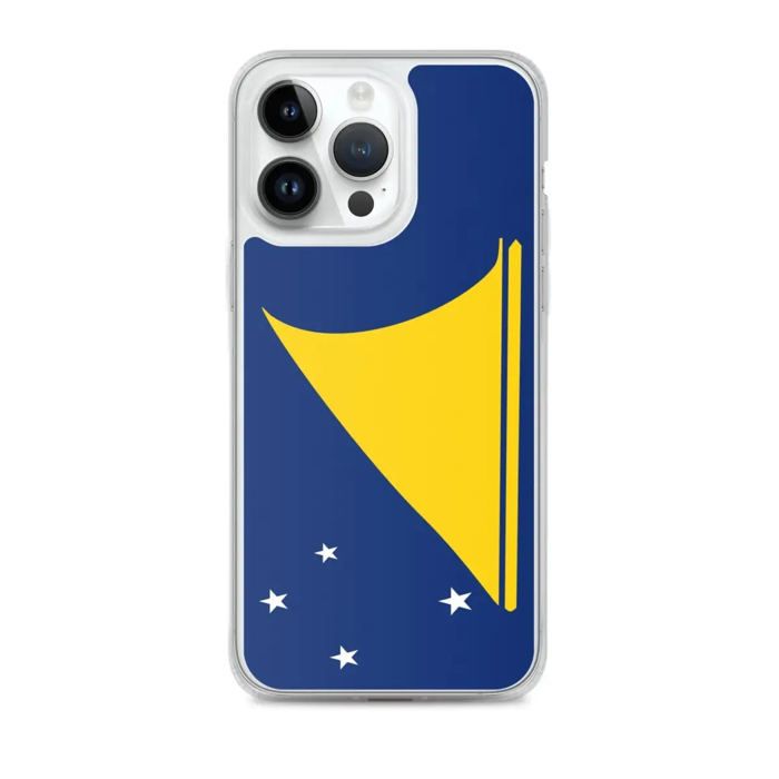 Coque iPhone - Tokelau - Drapeau - Souple - Multicolore - Compatible iPhone 14 Pro Max
