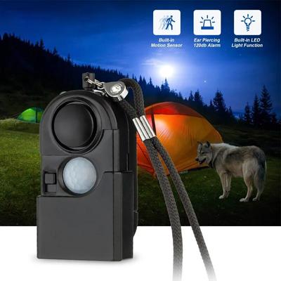 Prenosný mini detektor pohybu alarm 120DB Siréna SOS LED svetelný bezpečnostný alarm na cesty Domáce deti Bezpečné osobné alarmy