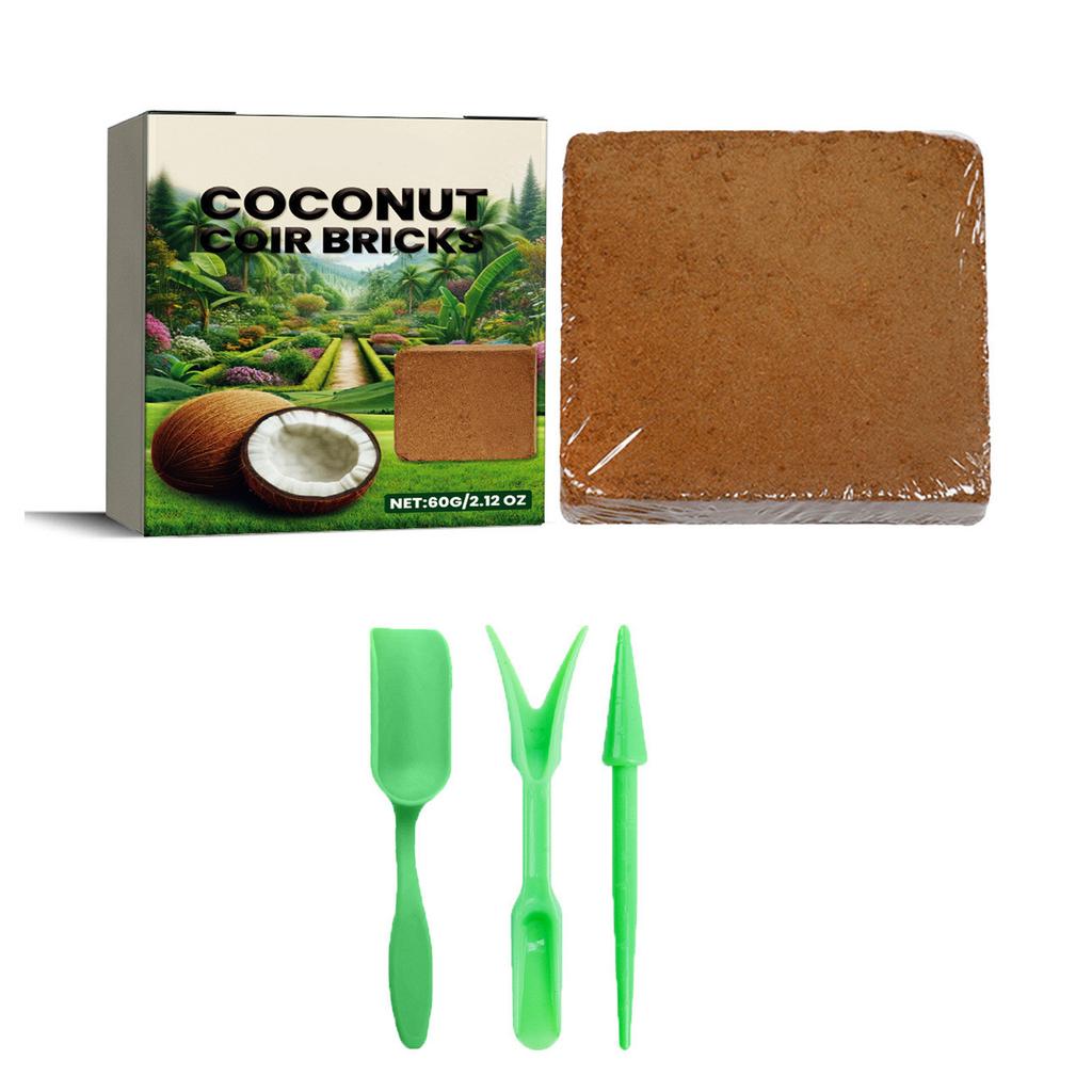 Coco Coir Brick Οργανικές ίνες καρύδας Potting Soil Garden Herbs Plant Growing Media Compresed Coconut Brick Coir
