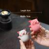 Yixing Zisha Tea Pet - Lying Flat Pig Zodiac Bathtub Ornament
