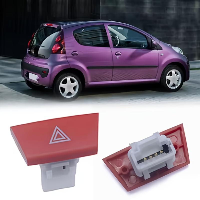 6490NG Hazard Warning Light Switch Emergency Flasher Button For Peugeot 107 Citroen C1 Toyota Aygo Mk1