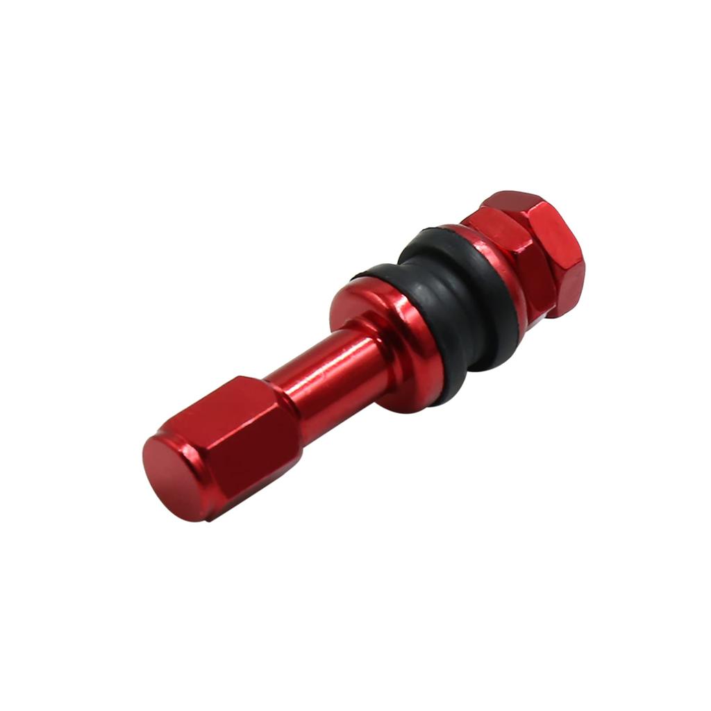 uxcell Reifenventilschaft Aluminiumlegierung Reifenadapter Außenmontage Rot 4 Stück