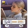 1PACK ear clip type earplug wireless Bluetooth headset IPX5 waterproof grade, suitable for sports running and comfortable lightweight small headset