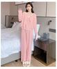 Pure Desire Women's 3-Piece Pajama Set: Long Sleeve, Spring/Autumn Cotton, Padded Camisole, Sexy Homewear