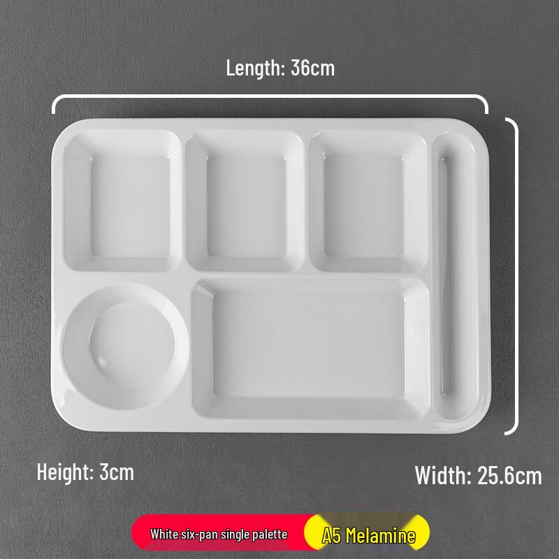 

Melamine Compartment Food Tray