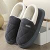 Corduroy Cotton Slippers for Women Home Warm Shoes Soft Plush Anti-slip Couples Indoor Warm Non-slip Slides Footwear