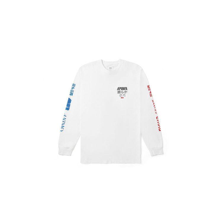 

Повседневная футболка унисекс с длинным рукавом Vans, белая VN0A4MRXWHT L