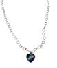Sk8Er Rock Aurora Love Heart Chain Surgical Steel Necklace