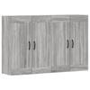 VidaXL Wall Cabinets 2 Pcs Sonoma Grey Engineered Wood 3197991