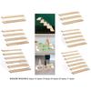 Acrylic Wooden Display Stand Shelf Glasses Cosmetic Doll Ladder Riser Stand