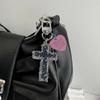 Crosses Butterfly Keychain Gothic Style Zinc Alloy Portable for Backpack Accessories