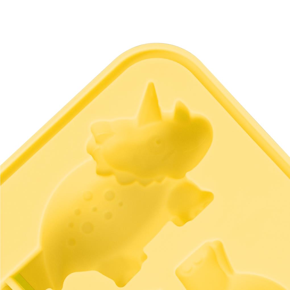 Cute Ice Cream Mould Heat-resistant Silicone Molds 3 Slots Non-stick Food Grade Animal Molds Baking Tool Kitchenware Kitchen