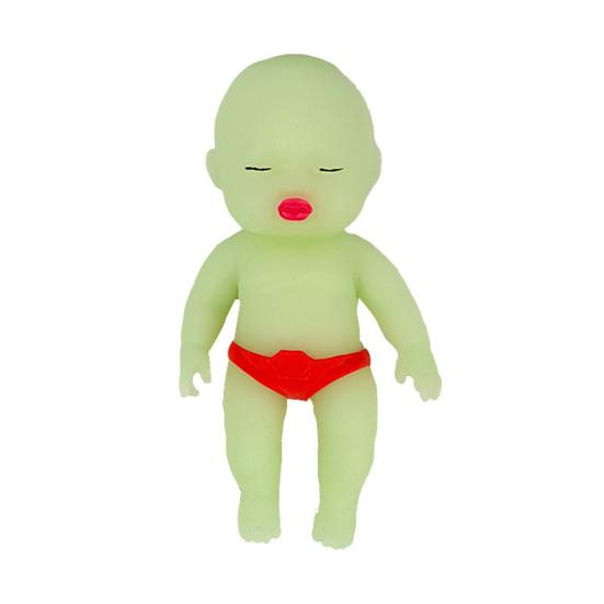 1/2Pcs Babies Stress Relief Toy with Underwear Slow Rising Anxiety Relieving Mini Baby Squeeze Toy Soft Relaxation Stress Ball Fidget Toy