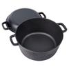 Cast Iron Pot, Roasting Pan, Frying Pan, 2 In 1, 26 Cm