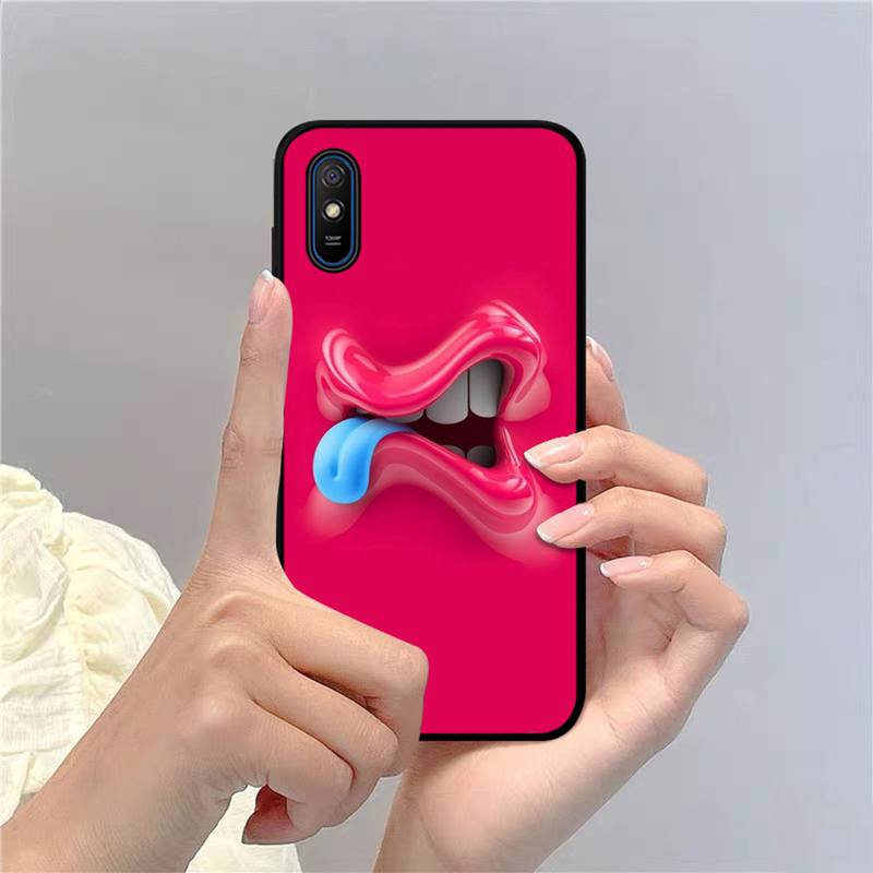 Lustiges Gesicht Telefonkasten für Redmi 9A 8A 7A 7A 7 6A 5A 5 Plus 4X S2 GO K20 K30 6 Note 8 9 Pro Cover
