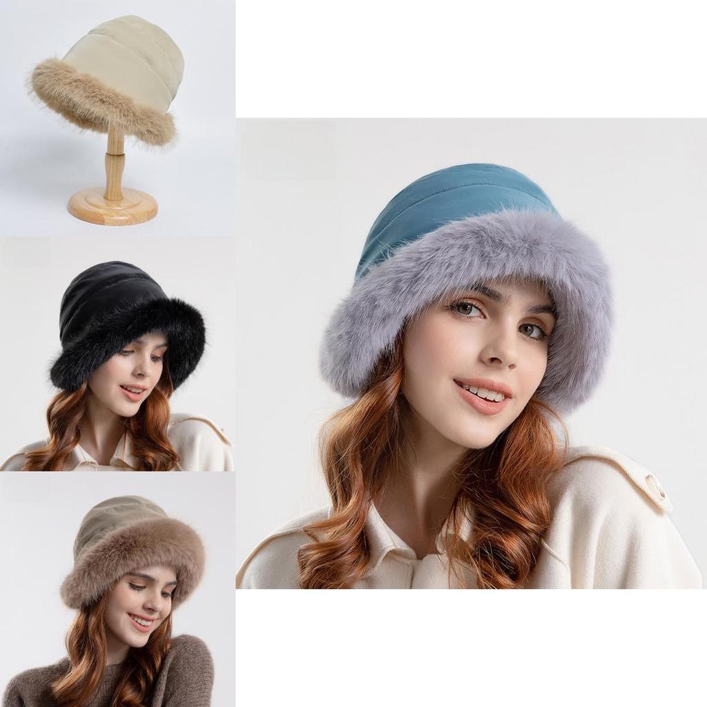 Winter Bucket Hat With Windproof Waterproof Features For Women Outdoor Use