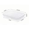 4 Grids Food Storage Box Portable Compartment Refrigerator Freezer Organizers Sub-Packed Meat Onion Ginger Clear Kitchen Tool1PC