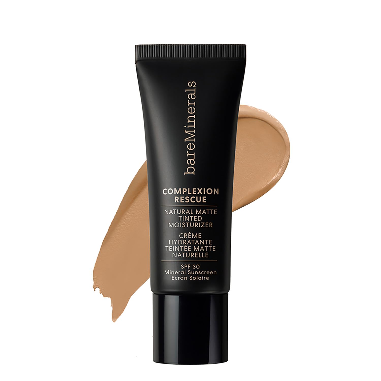 

bareMinerals CR Natural Matte Moisturizer Tan Amber Deep Pink SPF30 Foundation 07, Ochre, 35mL, PA+++