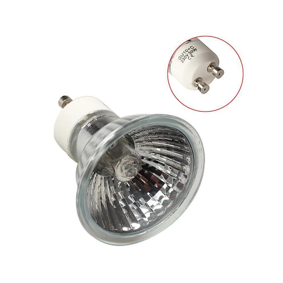 Super Bright GU 10+C 50W 220V-240V Halogen Bulb Lamp Lighting Light Bulb