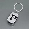 Creative Minimalist Keychain Spanish Key Pendant Metal Stainless Steel Laser Key Ring Stainless Steel Keychain for Backpack Bag Pendant