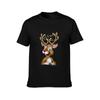 Adorable Reindeer T-Shirt Quick Drying Vintage Clothes Graphic Tee Shirt Graphic T Shirts Men's T-shirts
