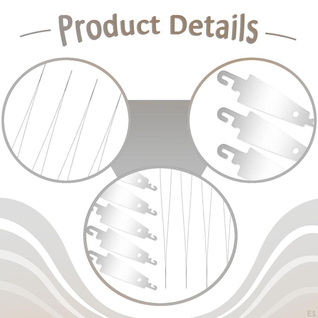 20Pcs Needle Threaders Embroidery Stitching Tools Accessories Long Stainless Steel Sewing