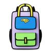 Schoolbag cartoon new two-dimensional backpack bag trendy pants fun student schoolbag large capacity versatile trend personalized backpack