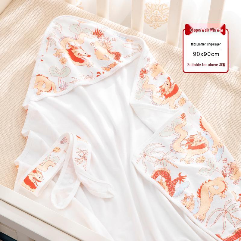 

Одеяло-пеленка из чистого хлопка класса А для новорожденных - Летняя версия 90x90 cm