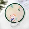 1 pcs Handheld Pocket Size Cooling Fans Collapsible Party Favor Round Fan Home Decor Foldable Fan
