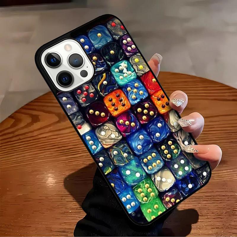 Glückswürfel Handyhülle Für iPhone 17 Air 16 15 14 13 12 11 Pro Max Max Plus Bumper Case Hülle