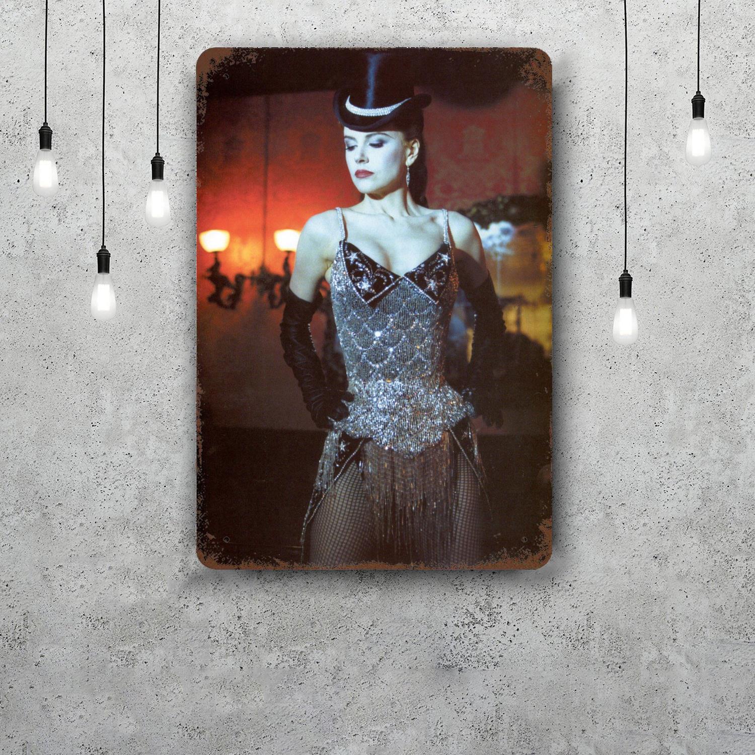 

burlesque movie musical Classic Poster Rusty Metal Plaque Retro Decorative Plate Bar Man Cave Garage Club Metal Sign 20x30cm（7.8x11.8inch）