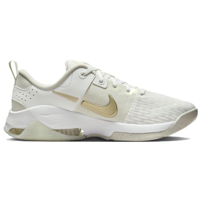 Nike Zoom Bella 6 Premium 'White Sea Glass Gold' Women's Sneakers casual FJ1589-100