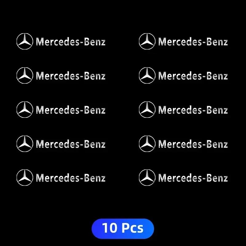 3D Metal Car Decorative Sticker Badge Decal Interior Accessories For Mercedes Benz B/C/E/S Class A Class C200L GLC GLE CLA