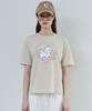 MALOUPE 5220 Puppy Graphic T-Shirt (Beige)