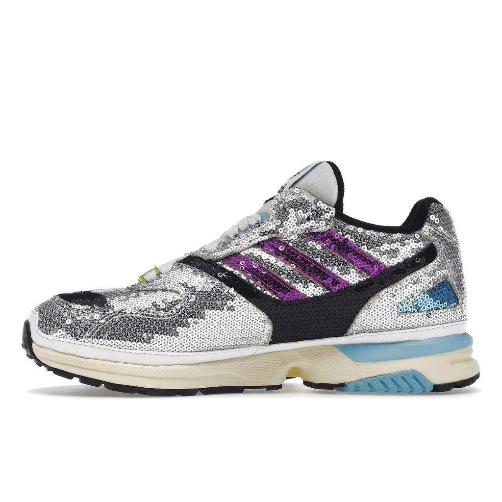 Adidas ZX 4000 Glitter Silver (Womens) Women Sneakers Blue Purple FY4826