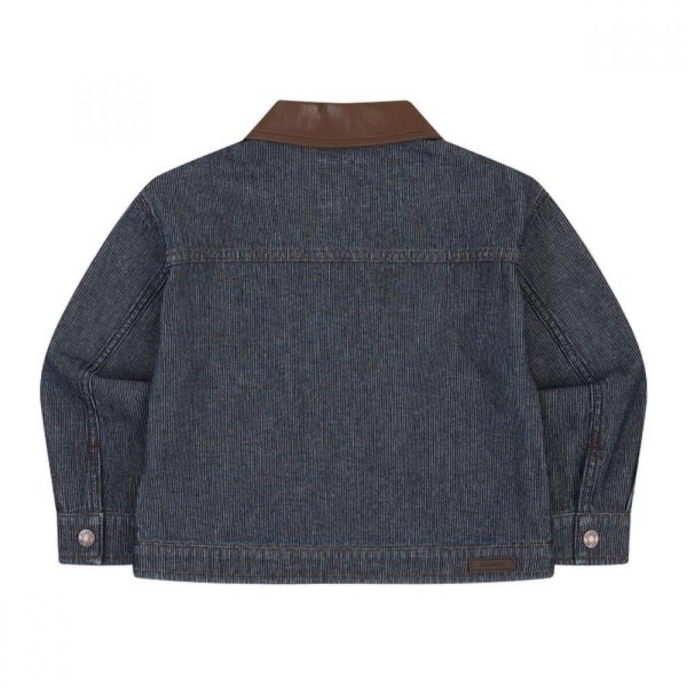 Kangol Denim Jacket Collar Stripe Navy Sc 0102