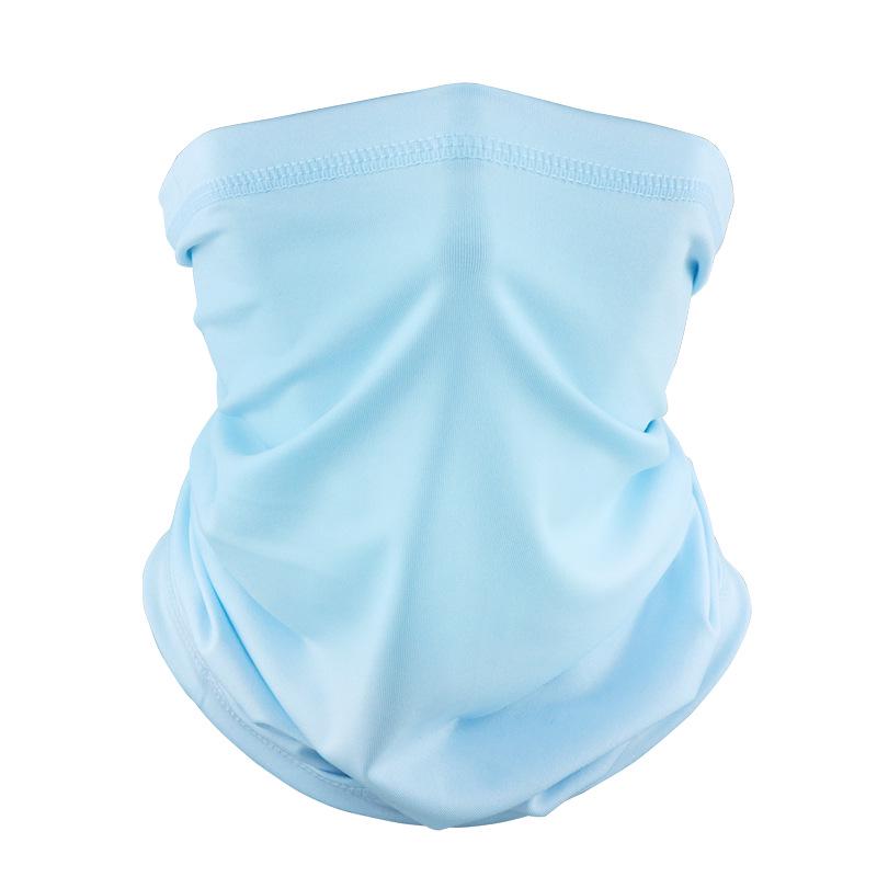 Men's Camouflage Ice Silk Neck Gaiter: Versatile, Breathable Sun Protection Headscarf for Outdoor Cycling