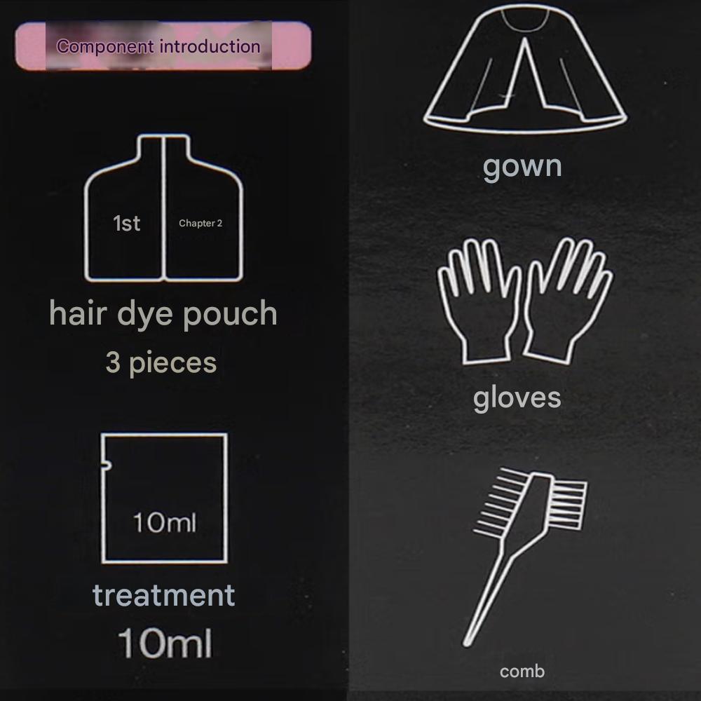 ColorSure Pouch Hair Dye Black 3-pack
