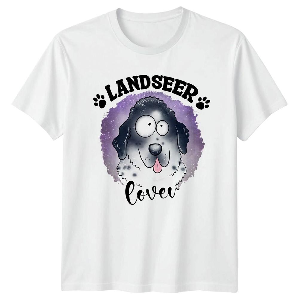Landseer Lover TShirt Dog Breed Newfoundland Gift For Him And Her S