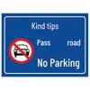 Haisidike No Parking Sign Sticker