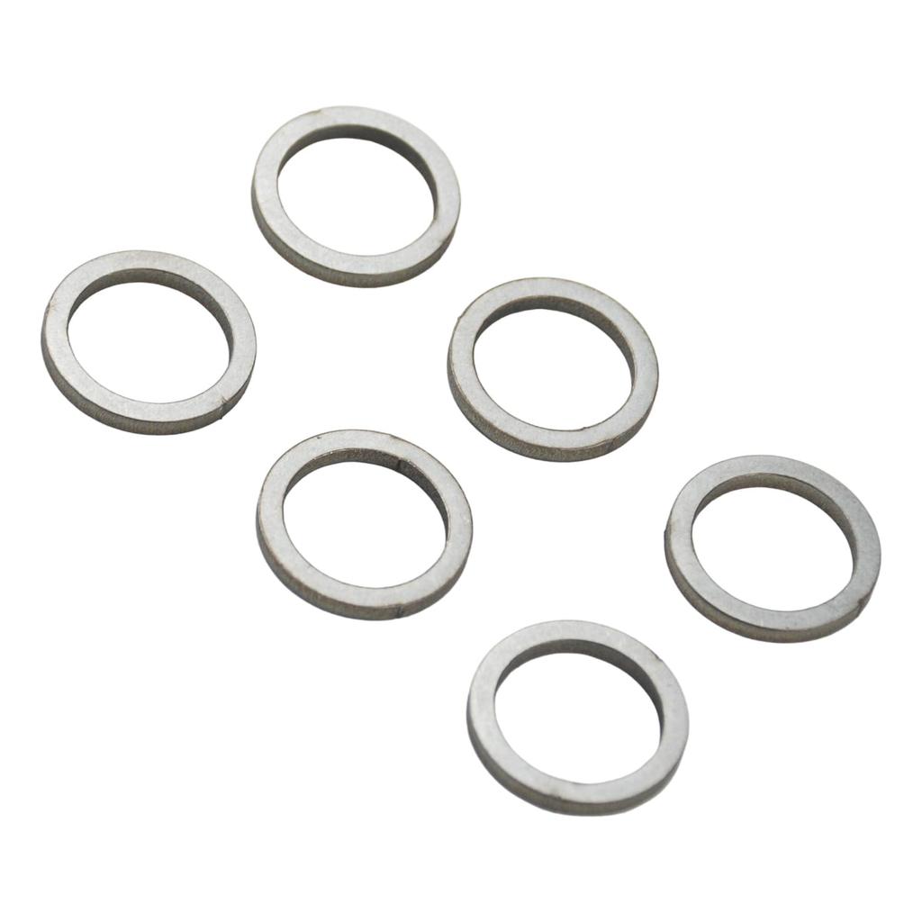 6pcs 90430-14M09-00 90430-14228-00 Engine Oil Drain Plug Gasket Compatible with Yamaha Outboard F100 F115 F150 F15 F20 F25 F30 F40 F50 F60 F70 F80