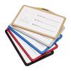 Horizontal Transverse Aluminum Alloy ID Name Card Case Business Work Card Badge Holder with Lanyard