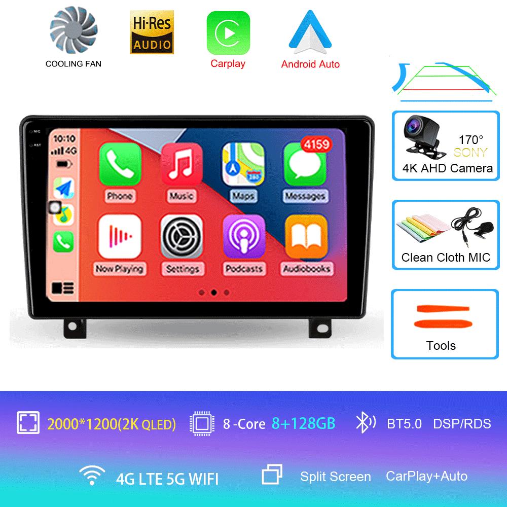 Car Radio Android 14 Carplay Auto For Opel Astra H 2006 2007 2008 - 2014 GPS Navigation Video Player 2 Din Stereo DVD Multimedia