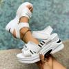 Fashion Chunky Platform Sandals for Women Summer New Thick Bottom Sports Sandals Woman Plus Size 42 Fashion Wedge Heel Sandalias Mujer