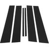 Door Pillar Window Trim Front Rear Left Right Anti Scratch Sticker Pillar Posts Door Outer Exterior Cover for Lexus CT200 CT200h ZWA10 2011-2012