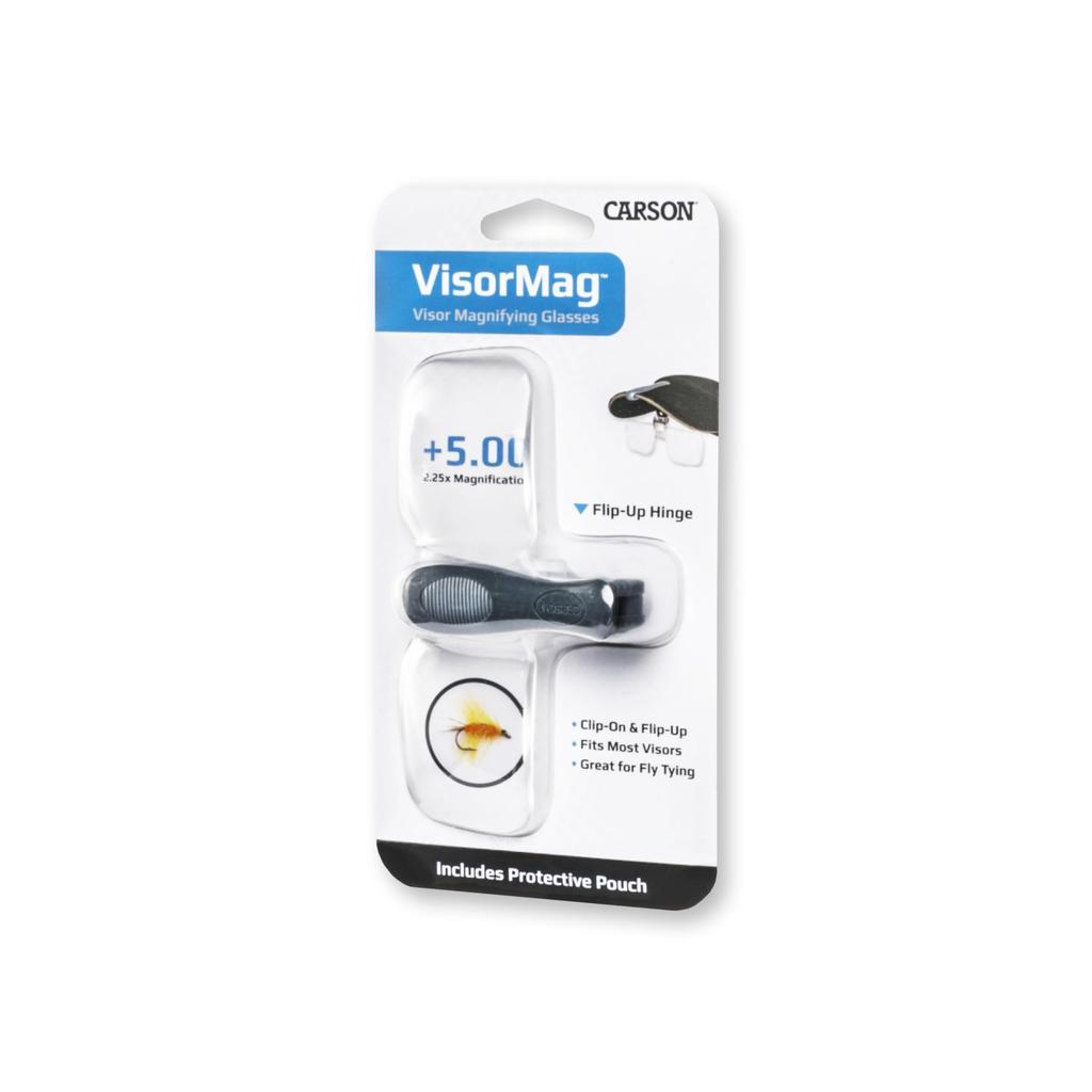 Carson Hat Magnifier Degree Diopter 2.25x Clip-on +5.00 CARSON-VM-14