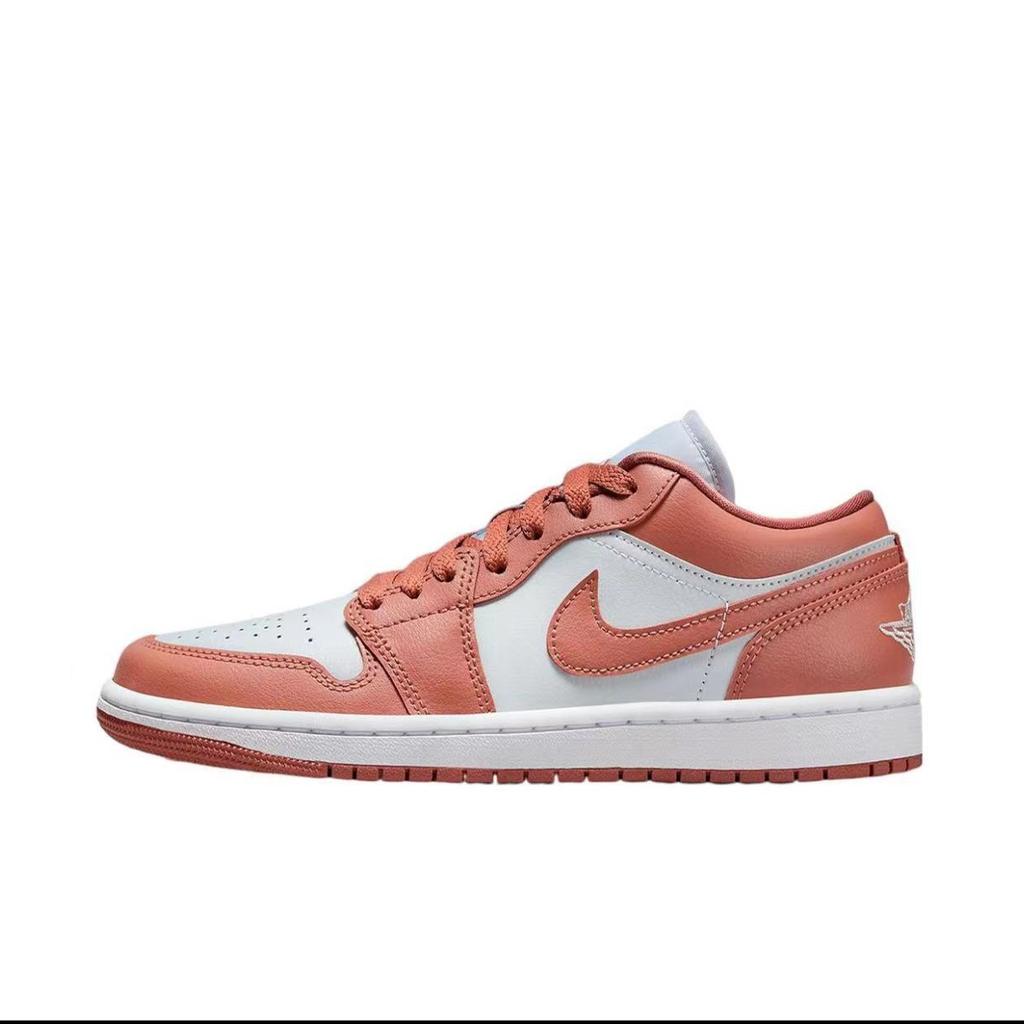 Jordan Air Jordan 1 Slip Resistant Coverage Low top Vintage Basketball Shoes Women's Pink DC0774-080(Team-SBOX)